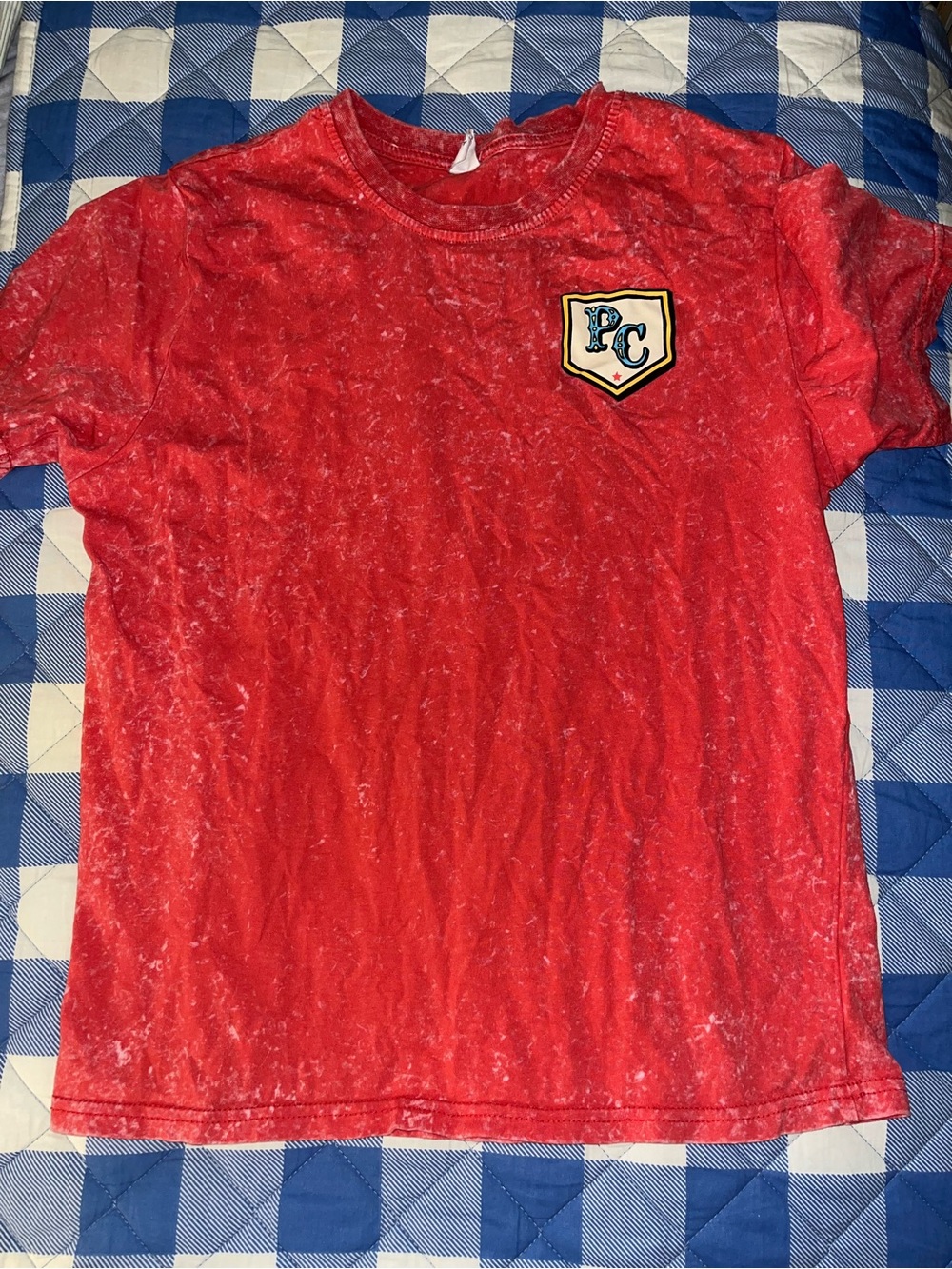 Plate Crate “Greatest Show on Dirt” Kids' Red Short-Sleeve Crewneck T-Shirt